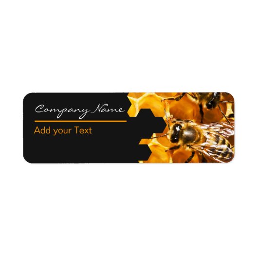 Honingverkoper - Bijenteler Etiket (Voorkant)