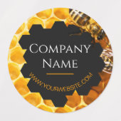 Honingverkoper - Bijenteler Labels (Design 1)