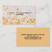 Honingverkoper/bijenteler Verre boer Visitekaartje (Voorkant / Achterkant)