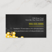 Honingverkoper - Bijenteler Visitekaartje (Achterkant)