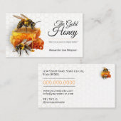 Honingverkoper - Bijenteler Visitekaartje (Voorkant / Achterkant)