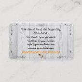 Honingverkoper - Bijenteler Visitekaartje (Achterkant)