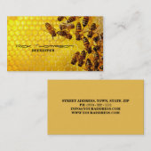 Honingverkoper / Boerderij van bijenteelt Visitekaartje (Voorkant / Achterkant)