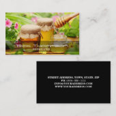 Honingverkoper/Boerderij van de imker Visitekaartje (Voorkant / Achterkant)