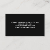 Honingverkoper/Boerderij van de imker Visitekaartje (Achterkant)