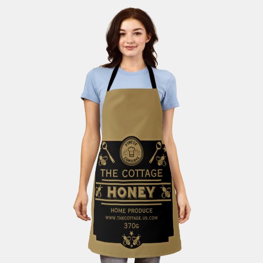 honingverkoper schort (Gedragen)