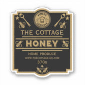 honingverkoper sticker (Voorkant)