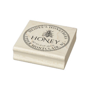 HoningVintage Honeybee Jouw naam hier Stempel