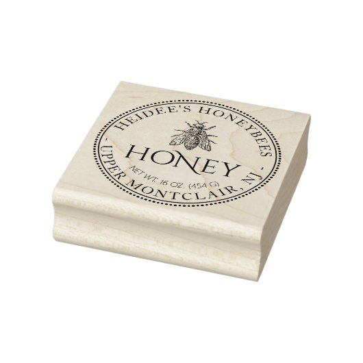 HoningVintage Honeybee Jouw naam hier Stempel (Stempel)