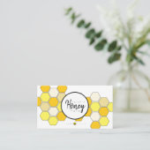 HoningVisitekaartjes Visitekaartje (Staand voorkant)