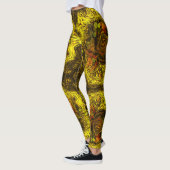 Honingwervelwind van abstract leggings (Links)