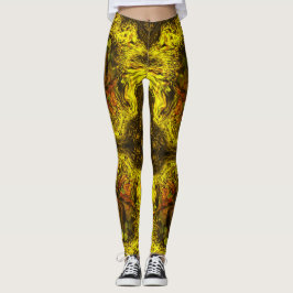 Honingwervelwind van abstract leggings