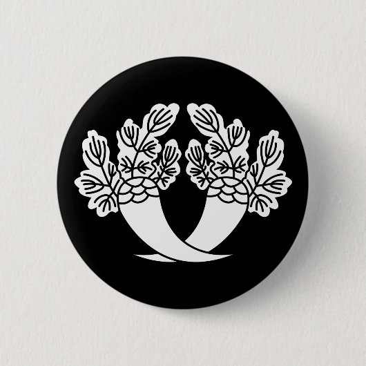 Honjo radijs ronde button 5,7 cm (Voorkant)