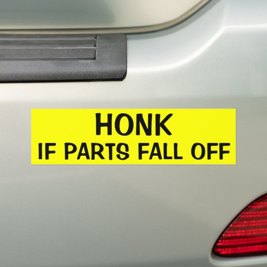 HONK ALS DELEN HERFST UIT BUMPERSTICKER (Op auto)