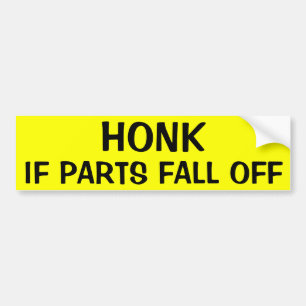 HONK ALS DELEN HERFST UIT BUMPERSTICKER