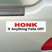 Honk als er herfsten zijn. grappig autodecal bumpersticker (Op auto)