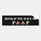 Honk als je Bumpersticker moet poetsen (Voorkant)