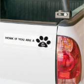 HONK ALS JE EEN VET TECH BENT! BUMPERSTICKER (Op Truck)