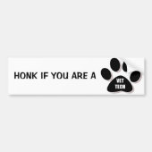 HONK ALS JE EEN VET TECH BENT! BUMPERSTICKER (Voorkant)