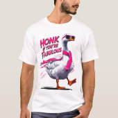Honk als je geweldig bent - Fun Goose Lover T-shirt (Voorkant)