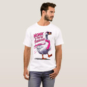 Honk als je geweldig bent - Fun Goose Lover T-shirt (Voorkant volledig)