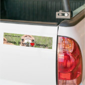Honk als je Mona bent! Bumpersticker (Op Truck)