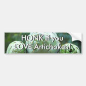 HONK als je van artisjokken houdt - Bumpersticker (Voorkant)