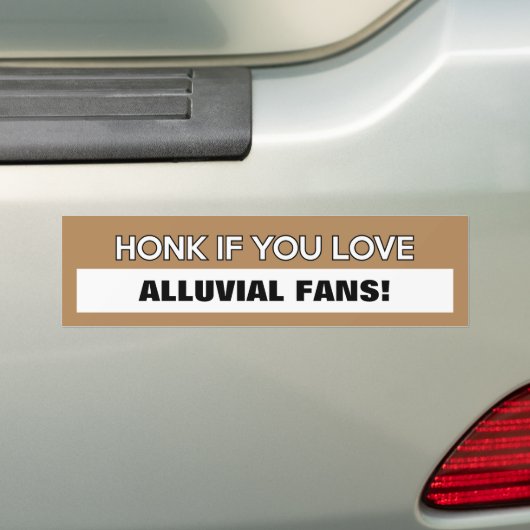 "Honk als je van..." Bumpersticker (Op auto)