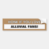  "Honk als je van..." Bumpersticker (Voorkant)