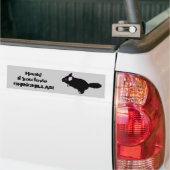 Honk als je van Chinchillas houdt Bumpersticker (Op Truck)