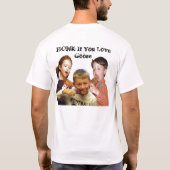 Honk als je van gooien houdt t-shirt (Achterkant)