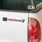 HONK als je van Ron Paul houdt. Bumpersticker (Op Truck)