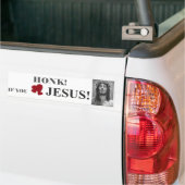 HONK ALS U VAN JESUS 2 HOUDT BUMPERSTICKER (Op Truck)
