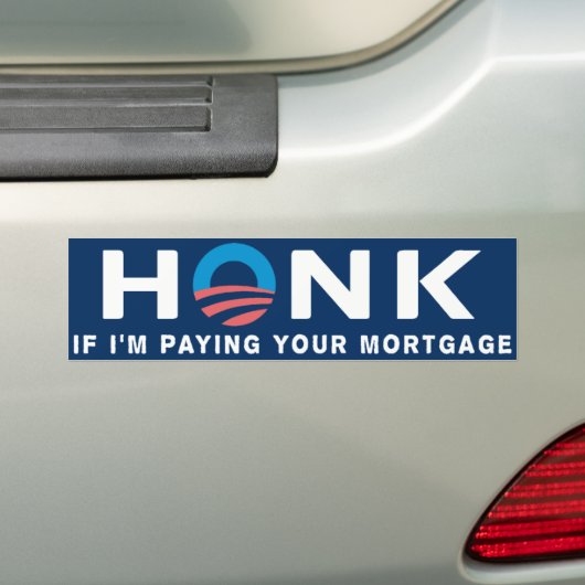 Honk Anti Obama Bumpersticker (Op auto)