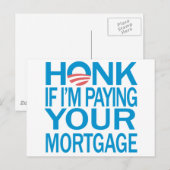 Honk AntiObama Briefkaart (Voorkant / Achterkant)