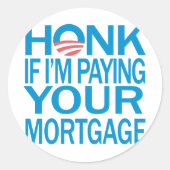 Honk AntiObama Sticker (Voorkant)