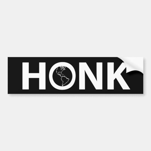Honk Bumpersticker (Voorkant)