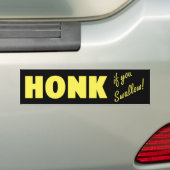 Honk Bumpersticker (Op auto)