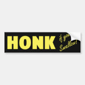 Honk Bumpersticker (Voorkant)