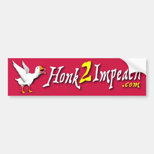 Honk Bumpersticker (Voorkant)