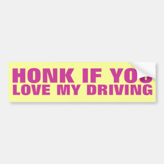 honk bumpersticker