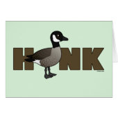 HONK Funny Canada Goose Wenskaart (Voorkant Horizontaal)