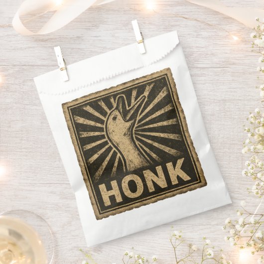Honk Goose Funny Duck Chicken Meme Bedankzakje (Geknipt)
