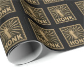 Honk Goose Funny Duck Chicken Meme Cadeaupapier (Rol Hoek)