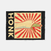 Honk Goose - Funny Duck Chicken Meme Idea  Fleece Deken (Voorkant (Horizontaal))
