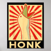 Honk Goose - Funny Duck Chicken Meme Idea  Poster (Voorkant)