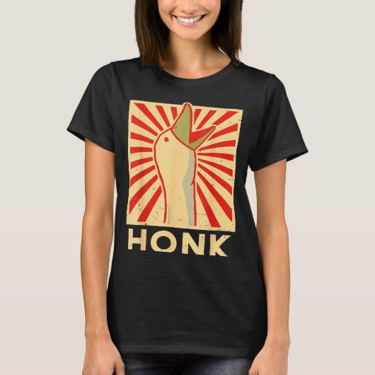 Honk Goose - Funny Duck Chicken Meme Idea  T-shirt (Voorkant)