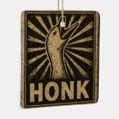 Honk Goose Funny Duck Chicken Meme Keramisch Ornament (Rechts)
