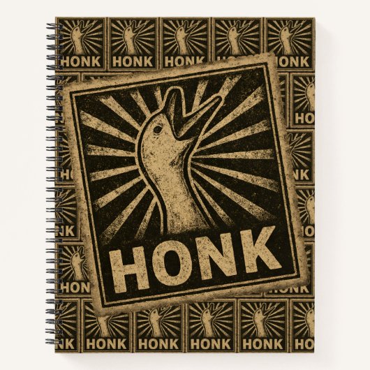 Honk Goose Funny Duck Chicken Meme Notitieboek (Voorkant)