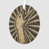 Honk Goose Funny Duck Chicken Meme Ornament (voorkant)